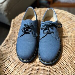 DR MARTENS 1461 Denim Blue Canvas - Brand New - No box available - Size 8 W /7M